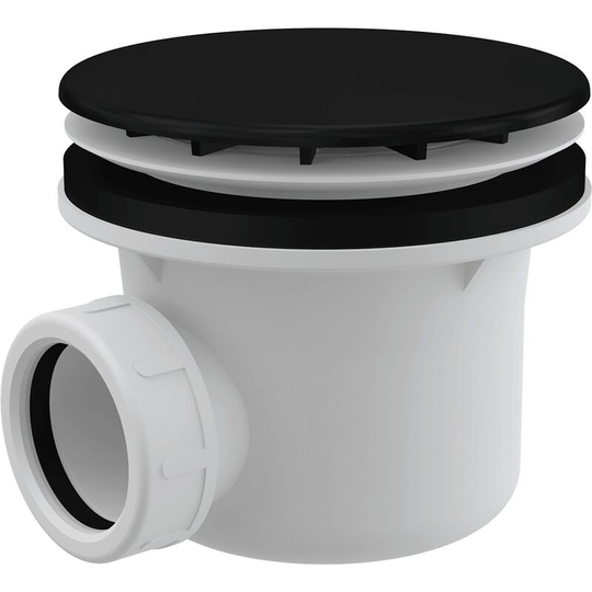 Shower drain + trap (A49BLACK) - Alca