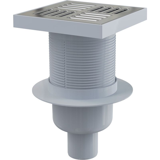 Floor drain vertical outlet 150 x 150/50 mm (APV6411) - Alca