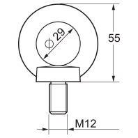 NSYSFEB (VE4) - Transport lug for cabinet transport NSYSFEB (quantity: 4)