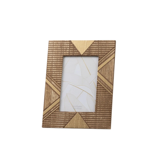 Natural Carving Wood Photoframe 10x15 Cm