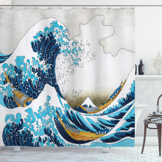 Bertwin 13 Piece Polyester Shower Curtain Set