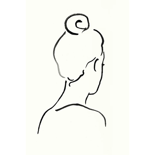 Minimal Profile III by Victoria Borges - Wrapped Canvas Painting Print