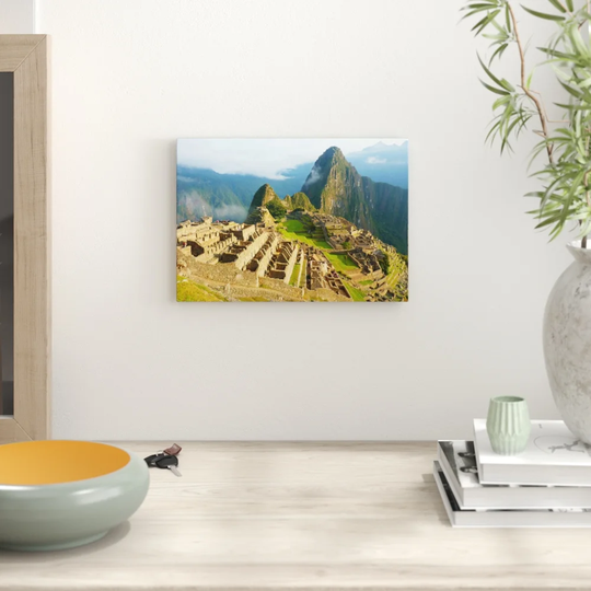 'Mountain Landscape Machu Picchu Peru' Photographic Print