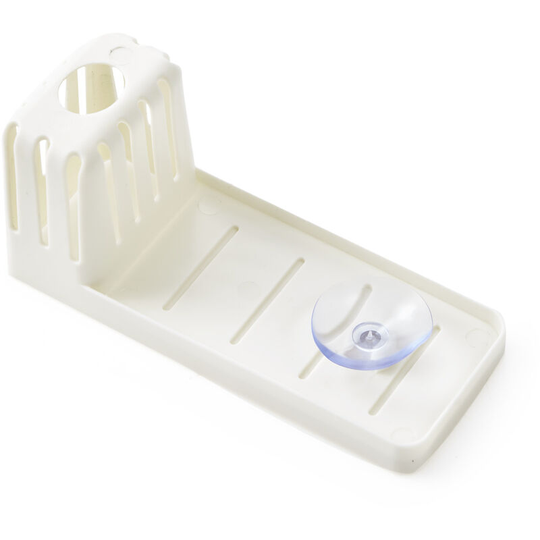 Shelf, sponge drain, white kitchen shelf