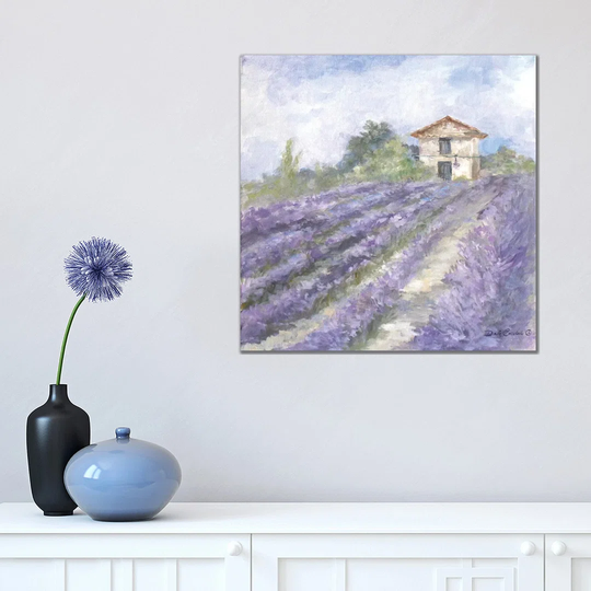 Lavender Fields by Debi Coules - Painting Print on Canvas