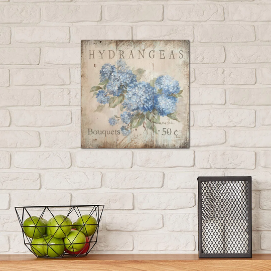 Hydrangeas Bouquets (50 Cents) by Debi Coules - Painting Print on Canvas