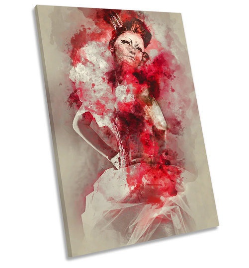 Fashion Model Dress - Wrapped Canvas Art Prints