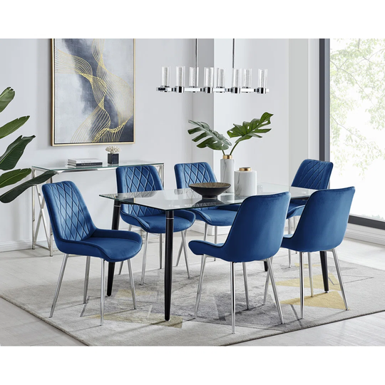 Vinco 6 - Person Dining Set