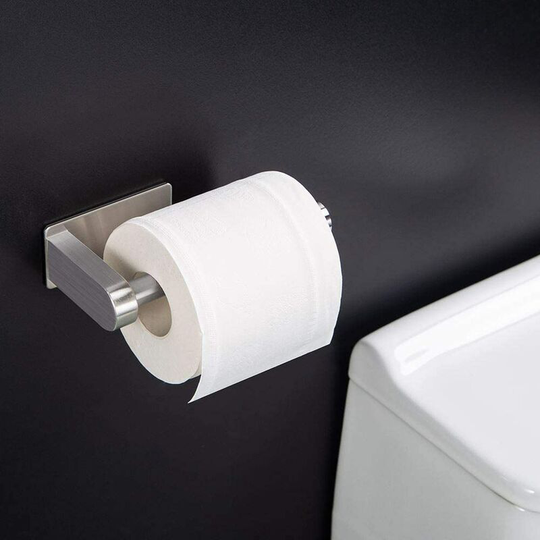 Toilet Roll Holder No Drilling, Self Adhesive Toilet Paper Roll Holder Stainless Steel Toilet Paper Holder Toilet Roll Holder Toilet Roll Holder