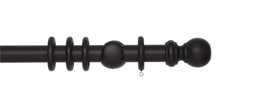 Curtain Single Pole and Hardware Set