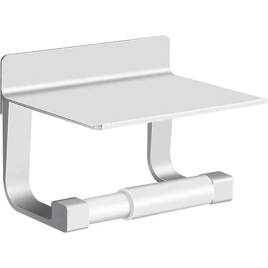 Toilet Paper Holder Strong Adhesive Toilet Paper Holder Toilet Paper Holder, Self Adhesive, Aluminum Silver