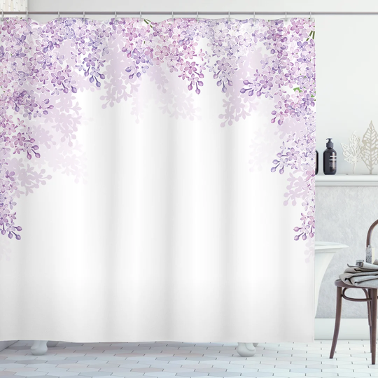Betros 13 Piece Polyester Shower Curtain Set