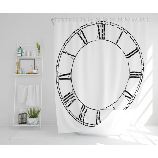 Frisby Polyester Shower Curtain Set