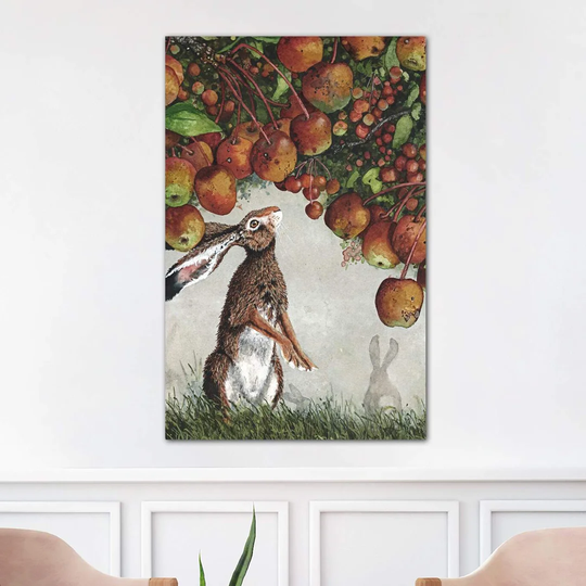 'Seasons of Mist and Mellow Fruitfulness' Painting on Wrapped Canvas