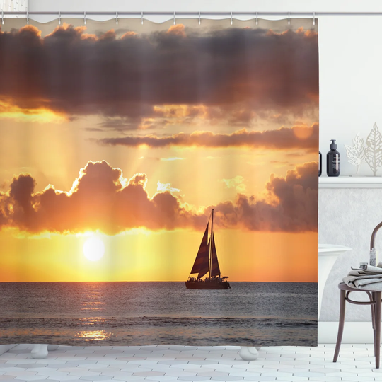 Billitteri 13 Piece Polyester Shower Curtain Set