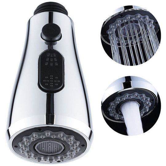 Faucet Spayer Head Sink 3 Functions Spray Head Polished Type 1