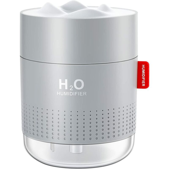 Ilovemilan - Air Humidifier, 500ml Quiet Ultrasonic Mist Humidifiers 2 Mist Modes with led Waterless Auto Shut-off for Home Office Living Room
