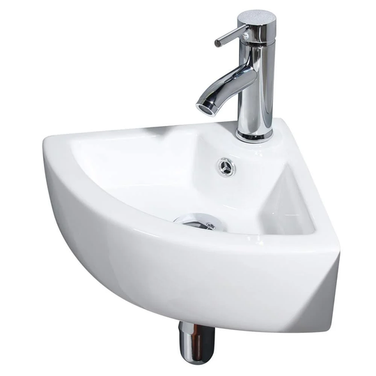Doradus Ceramic Corner Sink