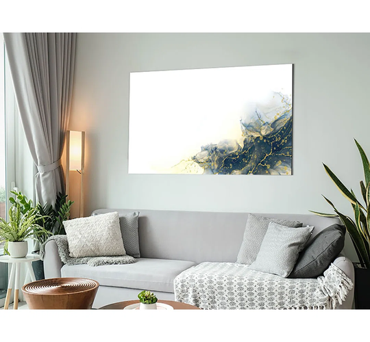 The Corner Distortion - Unframed Painting on Metal