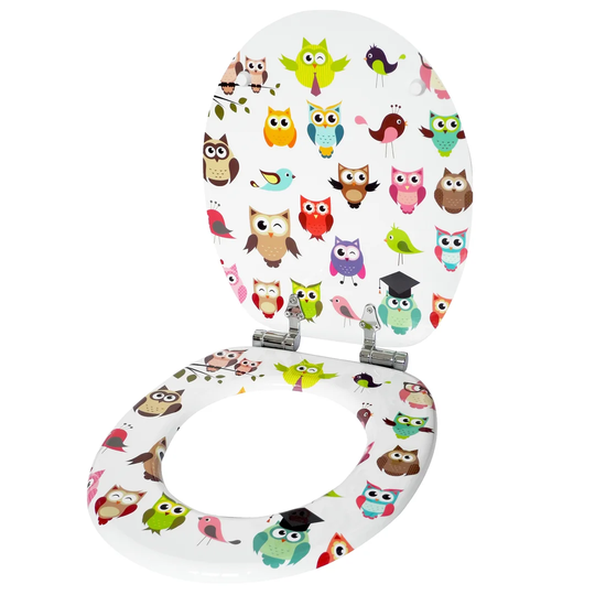 Owl Soft Close Elongated Toilet Seat