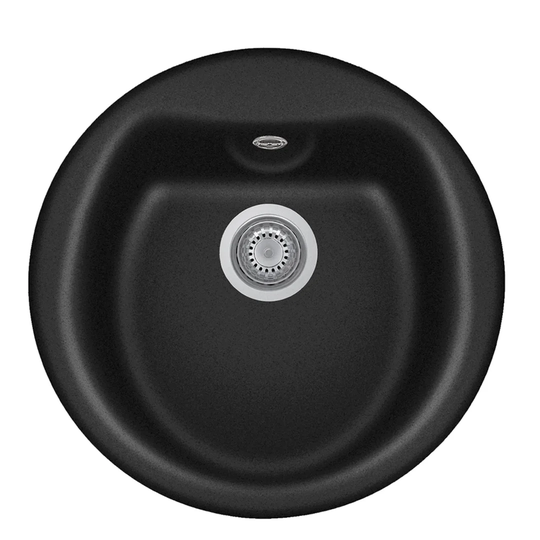 Braiden 51cm x 41cm Round Kitchen Sink