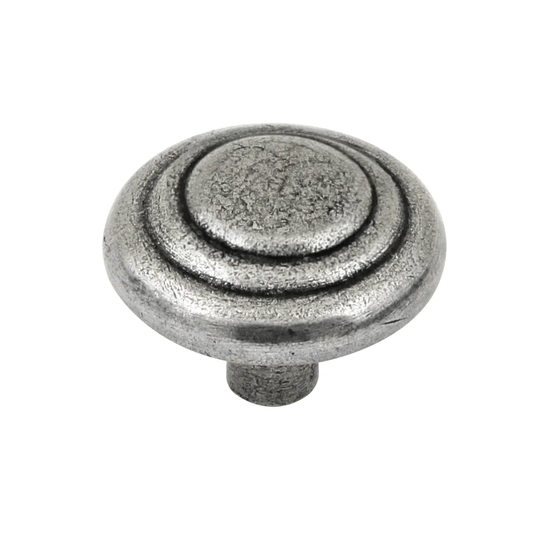 Goswick Genuine Pewter Round Cabinet and Drawer Knob