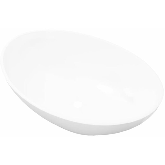 Vidaxl - Luxury Ceramic Basin Oval-shaped Sink White 40 x 33 cm White