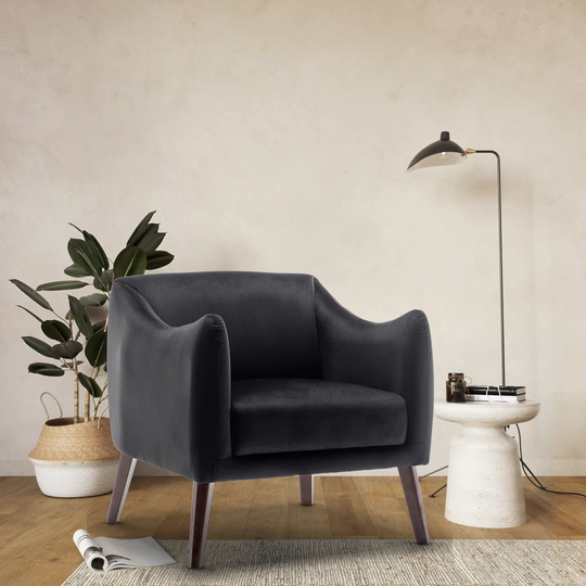 Marsden 76Cm Wide Velvet Armchair