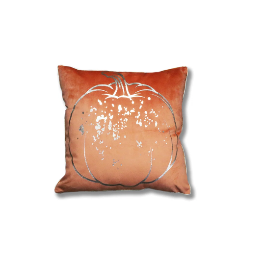 Gradin Halloween Velvet Pumpkin Cushion with Filling