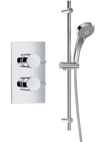 Windmill Thermostatic Shower with Slider Rail