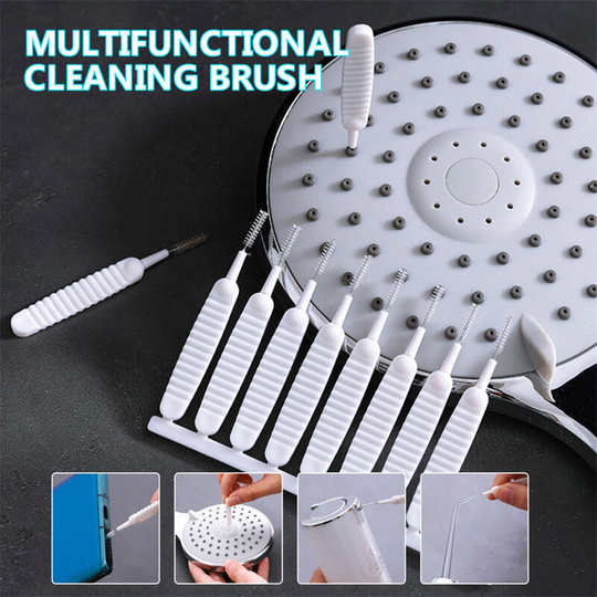 Ilovemilan - 10 shower hole cleaning brushes, faucet gap cleaning, small brush, bathroom