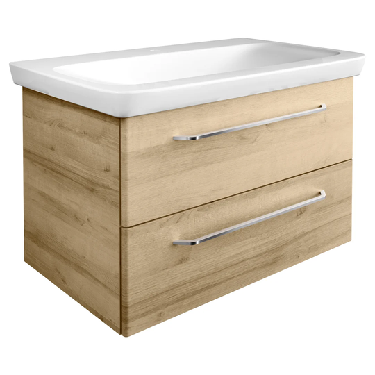 Milano 80Cm W x 49.5cm H x 48Cm D Back to Wall Toilet Unit