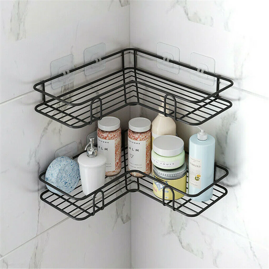 Corner Shower Caddy Wall Mounted Bathroom Shelf