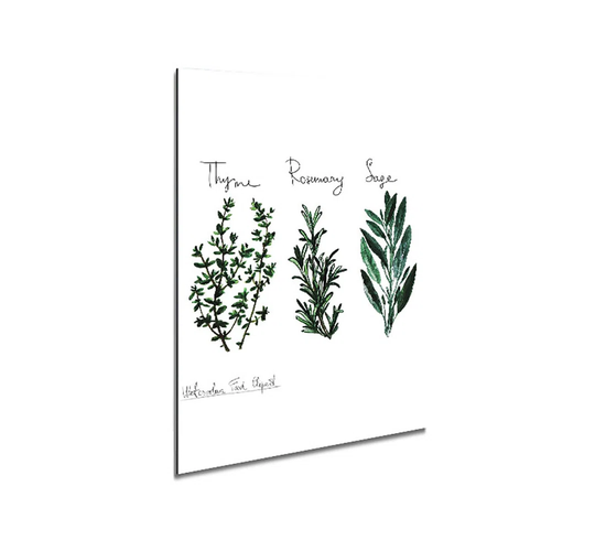 Herb Selection 3 - Unframed Painting on Metal