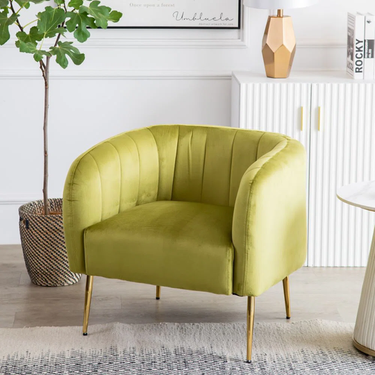 Diego 75Cm Wide Velvet Tub Chair