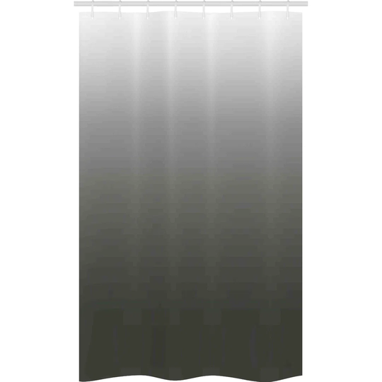 Iftekhar 8 Piece Polyester Shower Curtain Set + Hooks