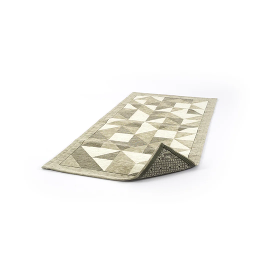 Schumacher Origami Hooked Light Grey Rug