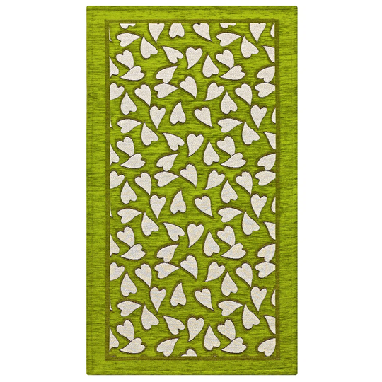 Alistair Sweet Hooked Green/White Rug