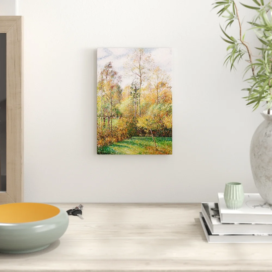 Autumn Wood' by Camille Pissarro Graphic art