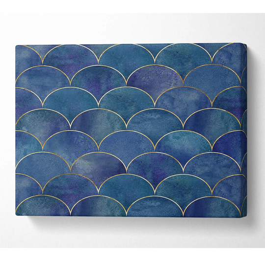Half Circle - Wrapped Canvas Art Prints