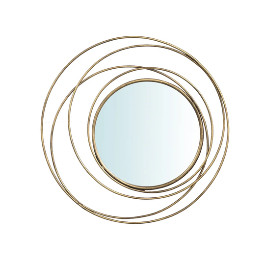 Jaque Round Metal Wall Mirror