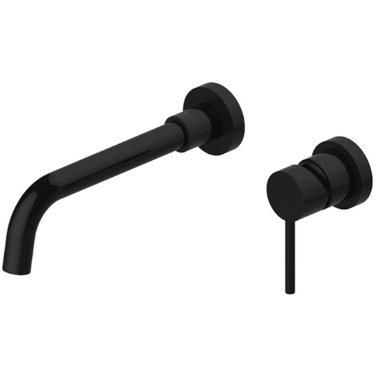Kroos - Black wall-mounted basin mixer tap - Corbeau
