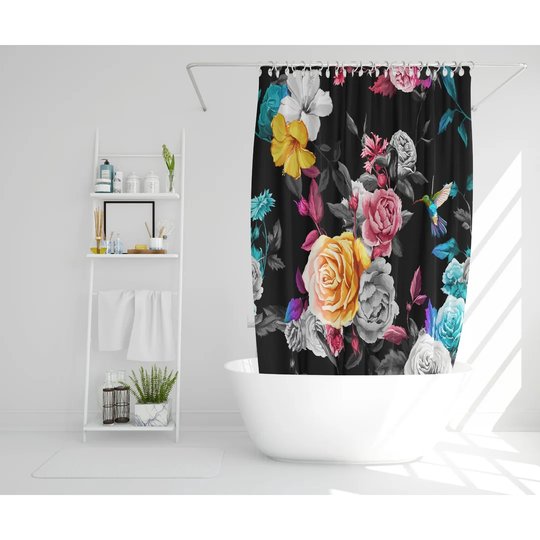 Enspijk Polyester Shower Curtain Set