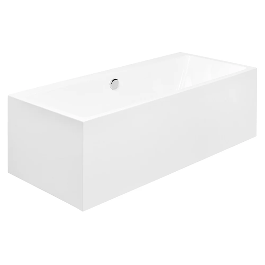 Clopton Acrylic 1700 mm x 750 mm Straight Back to Wall Bathtub