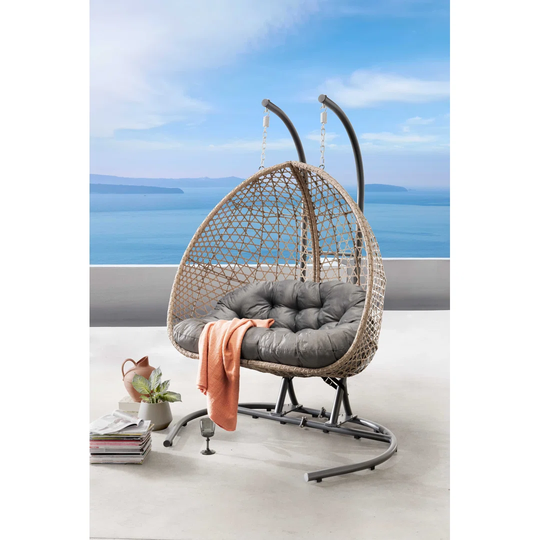Chadwicks Double Swing Chair with Stand