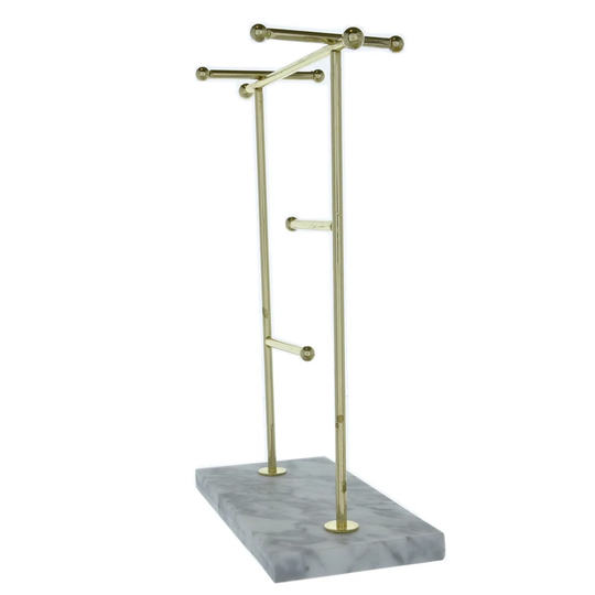Marble Base Jewellery Stand