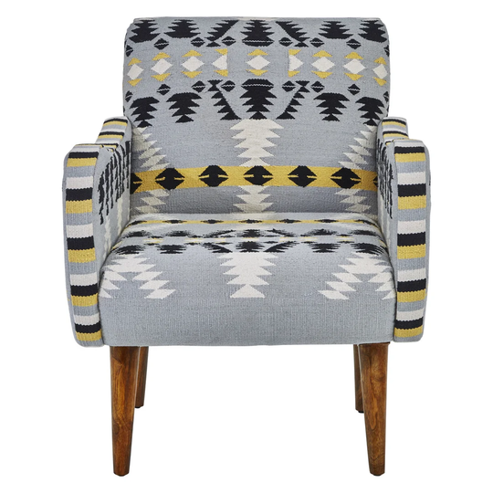 Korn 70Cm Wide Cotton Armchair