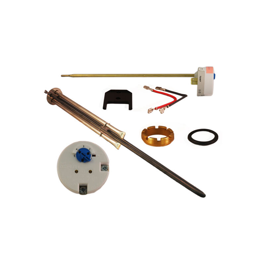 Heatrae Sadia Cylinder Spares - Heatrae Sadia Megaflo Immersion Heater Upper with tse/tsr Thermostat 95606947