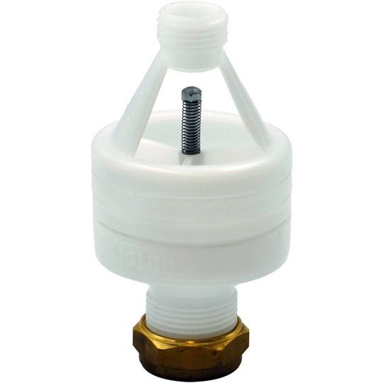 Hotun - 15mm x 22mm Odour Seal Dry Trap Tundish HW100C - White