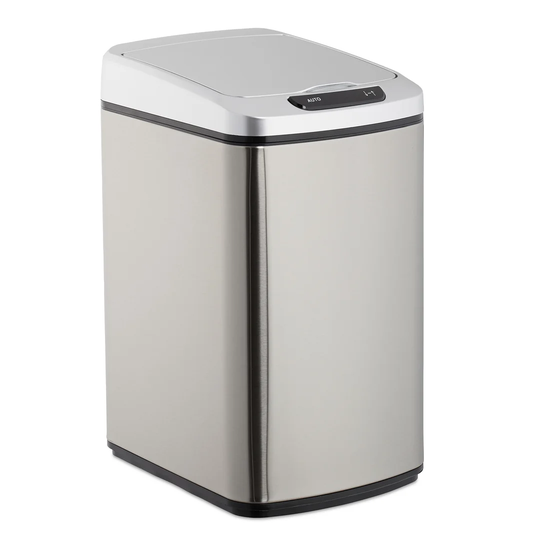 Voight Stainless Steel 12 Litre Motion Sensor Rubbish Bin